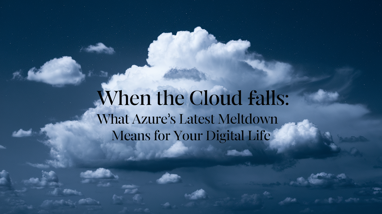 Featured image for When the Cloud Falls: What Azure's Latest Meltdown Means for Your Digital Life